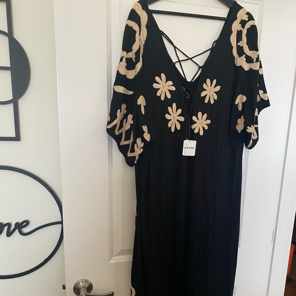 NWT Free People Floor Length Tunic Dress